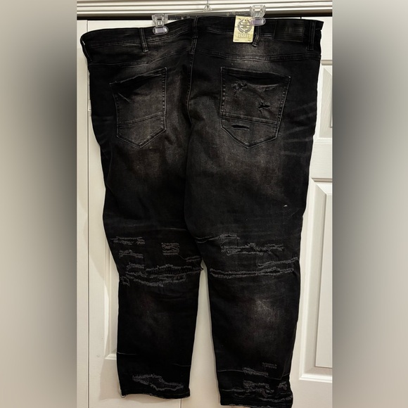 Jordan Craig Black Relaxed Denim Jeans - Picture 2 of 2